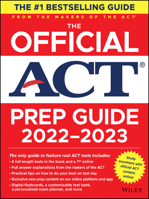 Title details for The Official ACT Prep Guide 2022-2023 by ACT - Available